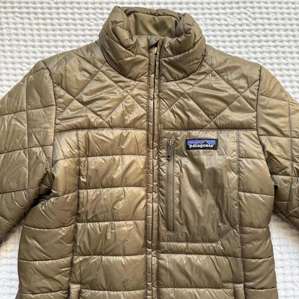 Patagonia Radalie Parka Mid-Thigh Quilted Sage Khaki Green - XS - Picture 2 of 10